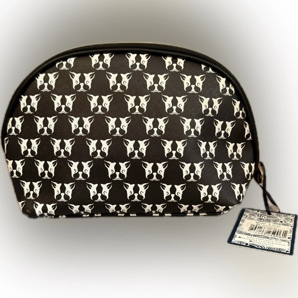 DABNEY LEE French Bulldog Cosmetic Case/NWT